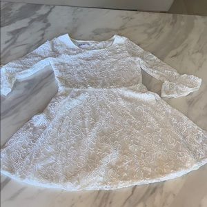 White lace dress